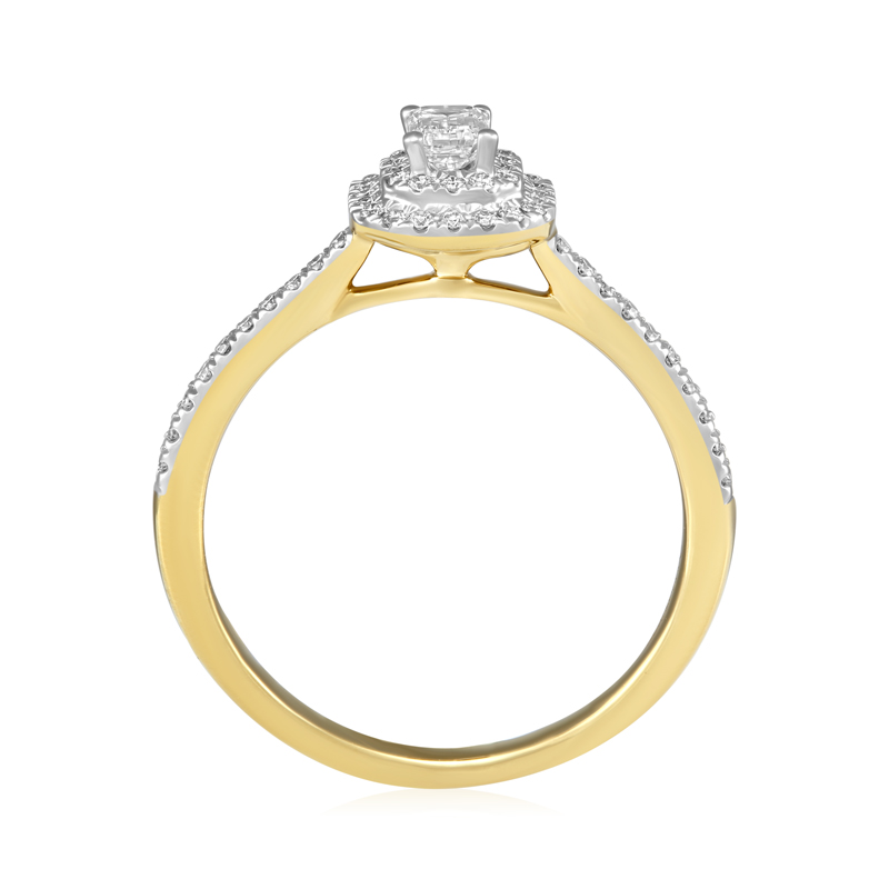 Inel Logodna Aur 18k Diamante BLANCO'S