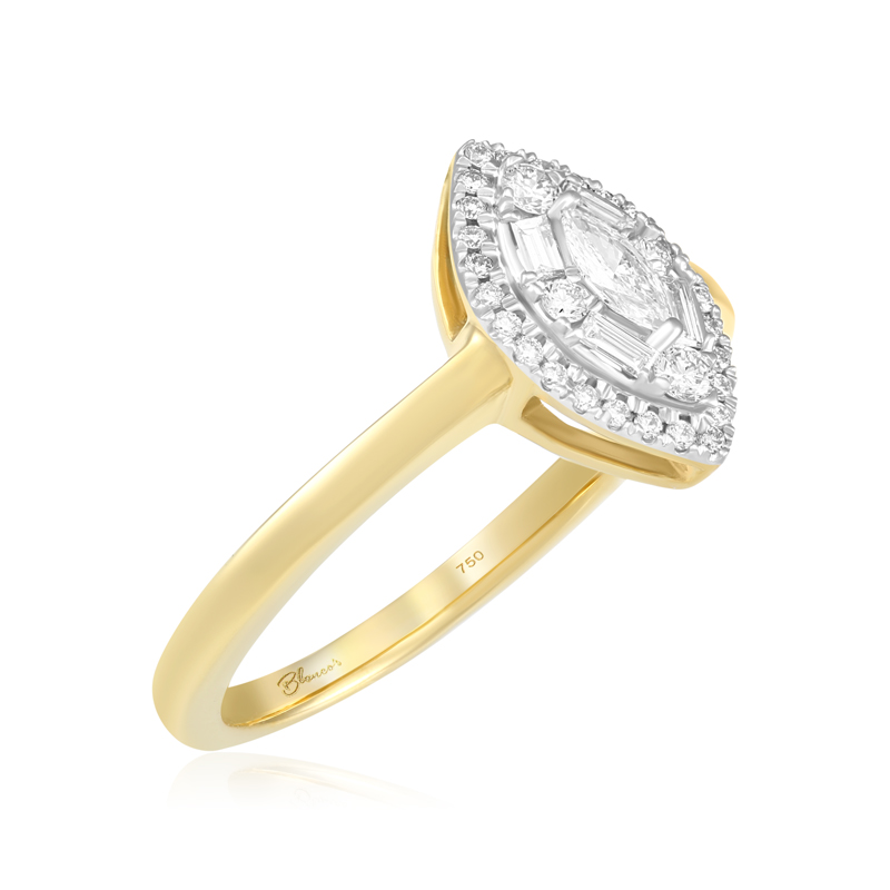 Inel Aur 18k Diamante BLANCO'S