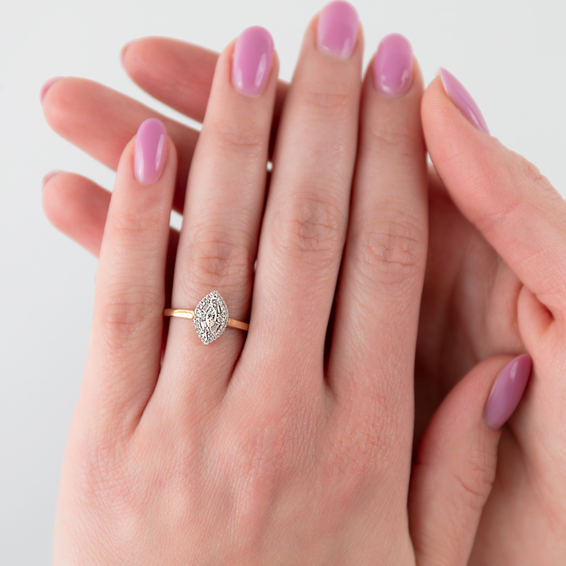 Inel Aur 18k Diamante BLANCO'S