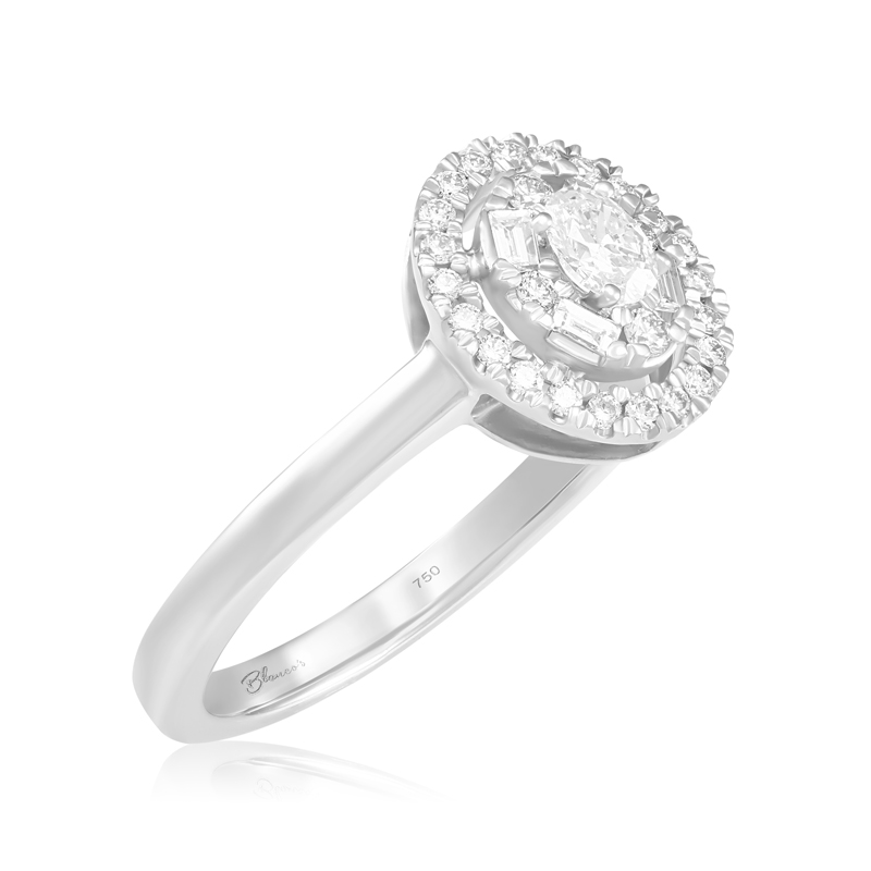 Inel Aur 18k Diamante BLANCO'S