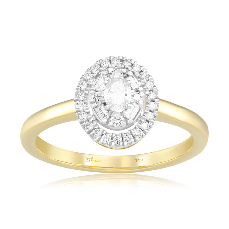 Inel Aur 18k Diamante BLANCO'S