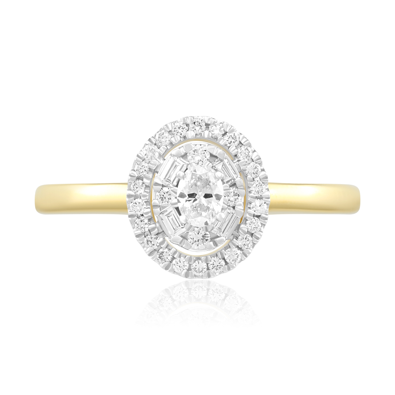 Inel Aur 18k Diamante BLANCO'S