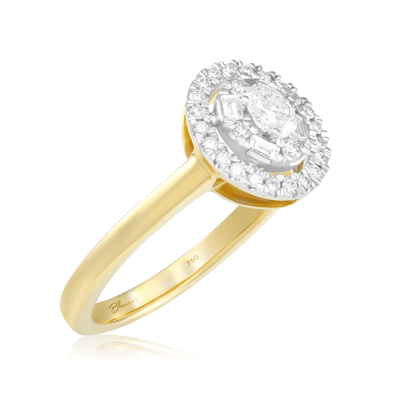 Inel Aur 18k Diamante BLANCO'S