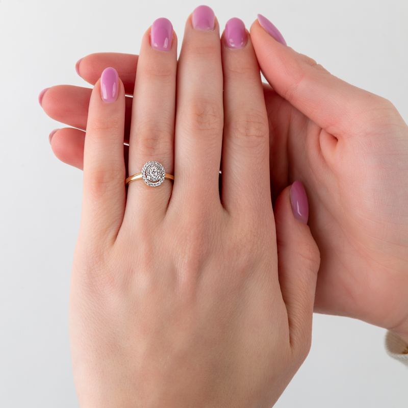 Inel Aur 18k Diamante BLANCO'S