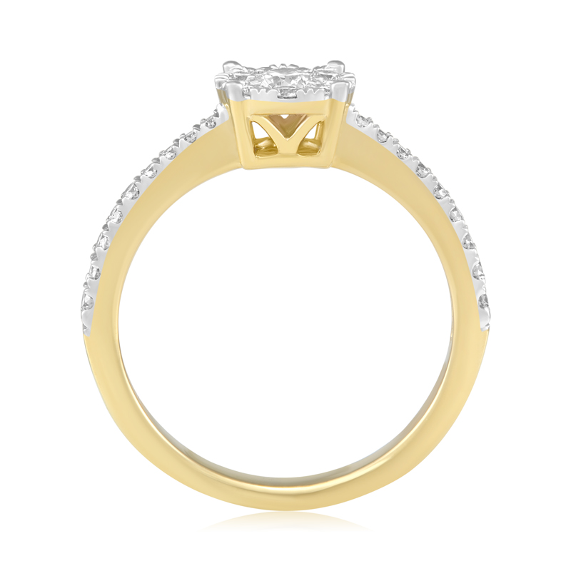 Inel Logodna Aur 18k Diamante BLANCO'S