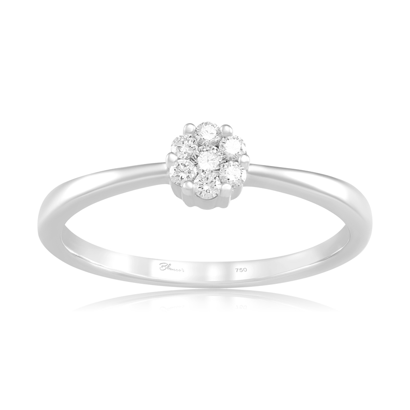 Inel Logodna Aur 18k Diamante BLANCO'S