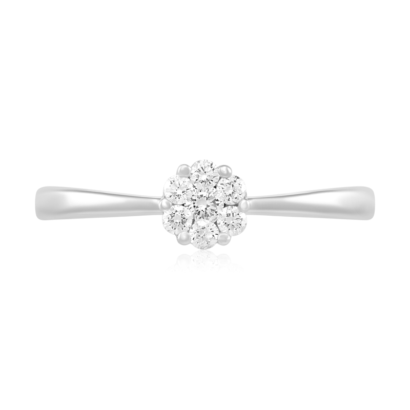 Inel Logodna Aur 18k Diamante BLANCO'S