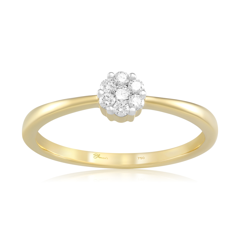 Inel Logodna Aur 18k Diamante BLANCO'S