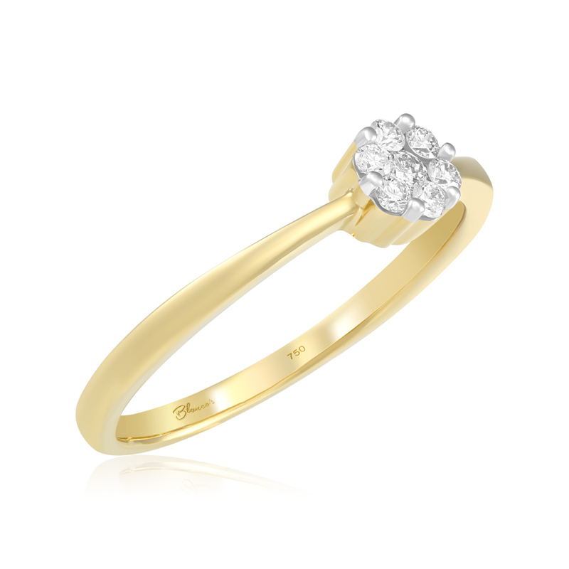 Inel Logodna Aur 18k Diamante BLANCO'S