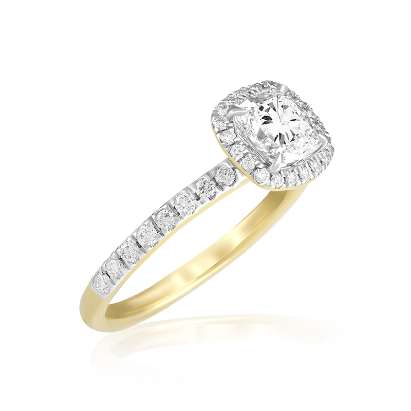 Inel Logodna Aur 18k Diamant GIA BLANCO'S