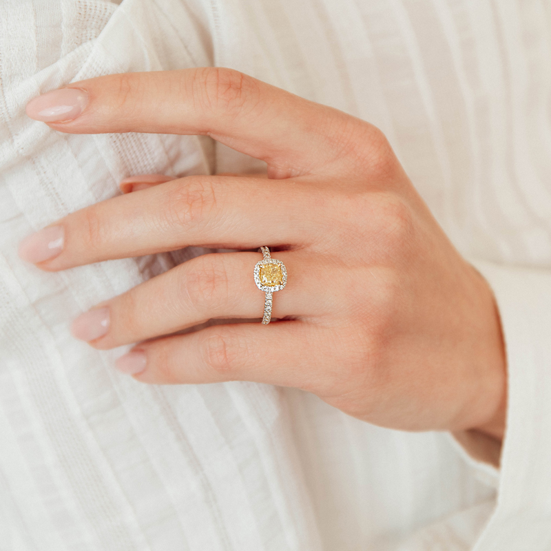 Inel Logodna Aur 18k Diamant GIA BLANCO'S Inel Logodna Aur 18k Diamant GIA BLANCO'S