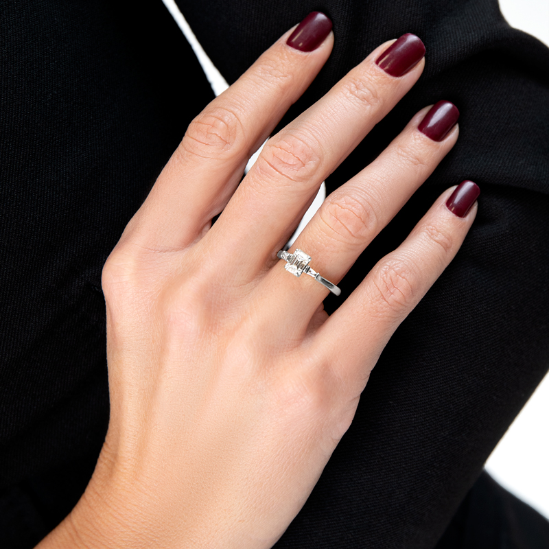 Inel Logodna Aur 18k Diamant GIA BLANCO'S