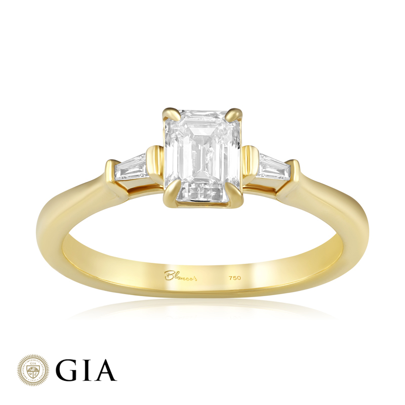 Inel Logodna Aur 18k Diamant GIA BLANCO'S