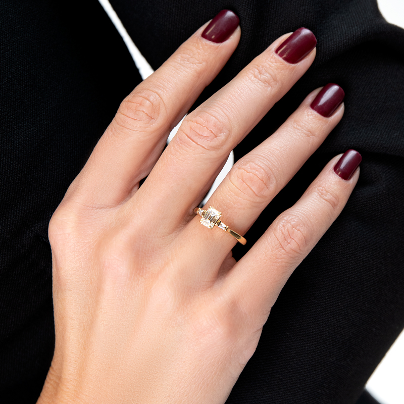 Inel Logodna Aur 18k Diamant GIA BLANCO'S