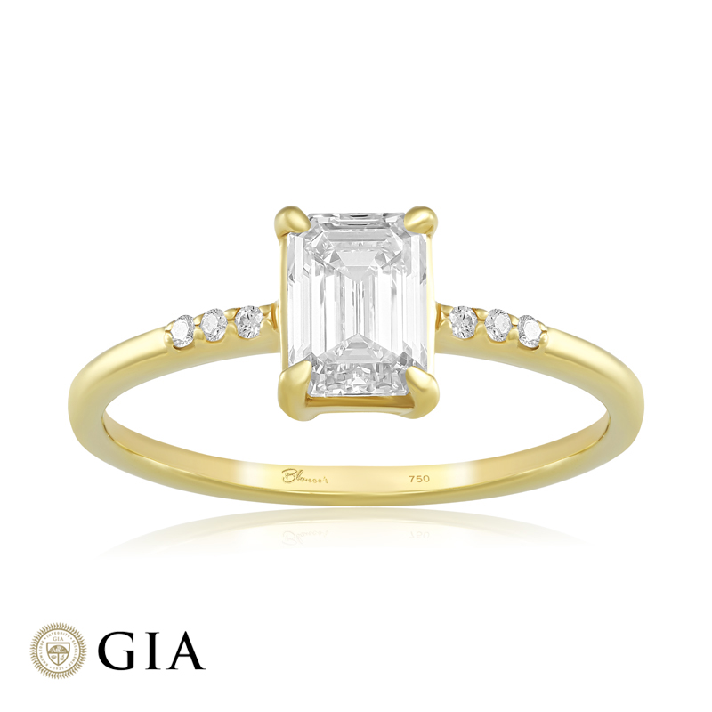 Inel Logodna Aur 18k Diamant GIA BLANCO'S