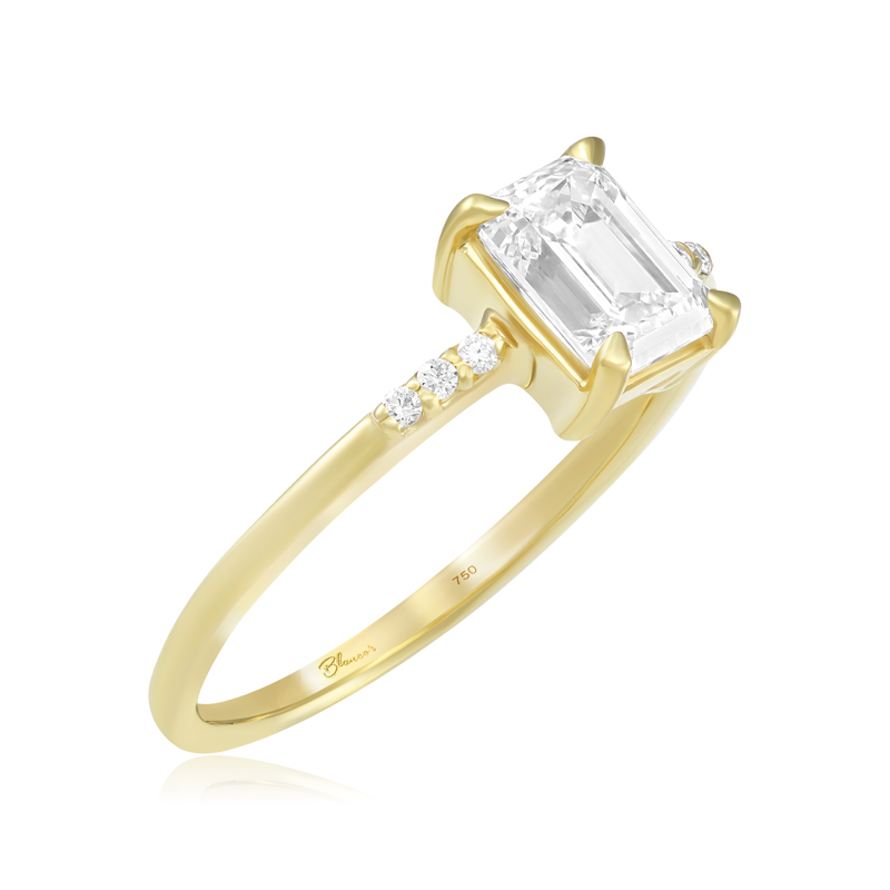 Inel Logodna Aur 18k Diamant GIA BLANCO'S