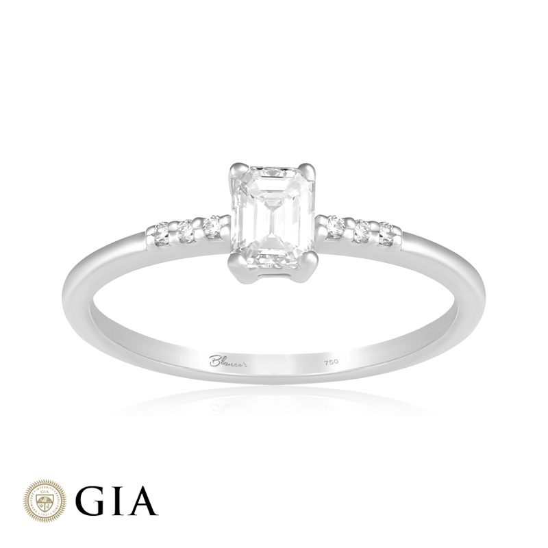 Inel Logodna Aur 18k Diamant GIA BLANCO'S