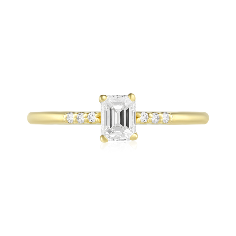 Inel Logodna Aur 18k Diamant GIA BLANCO'S