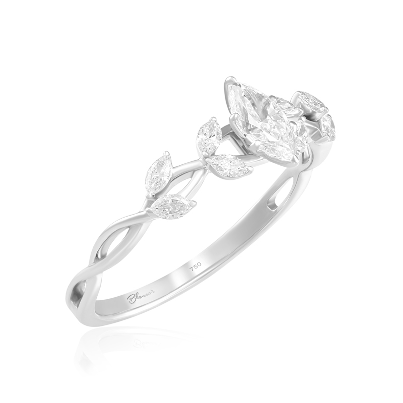 Inel Logodna Aur 18k Diamant GIA BLANCO'S