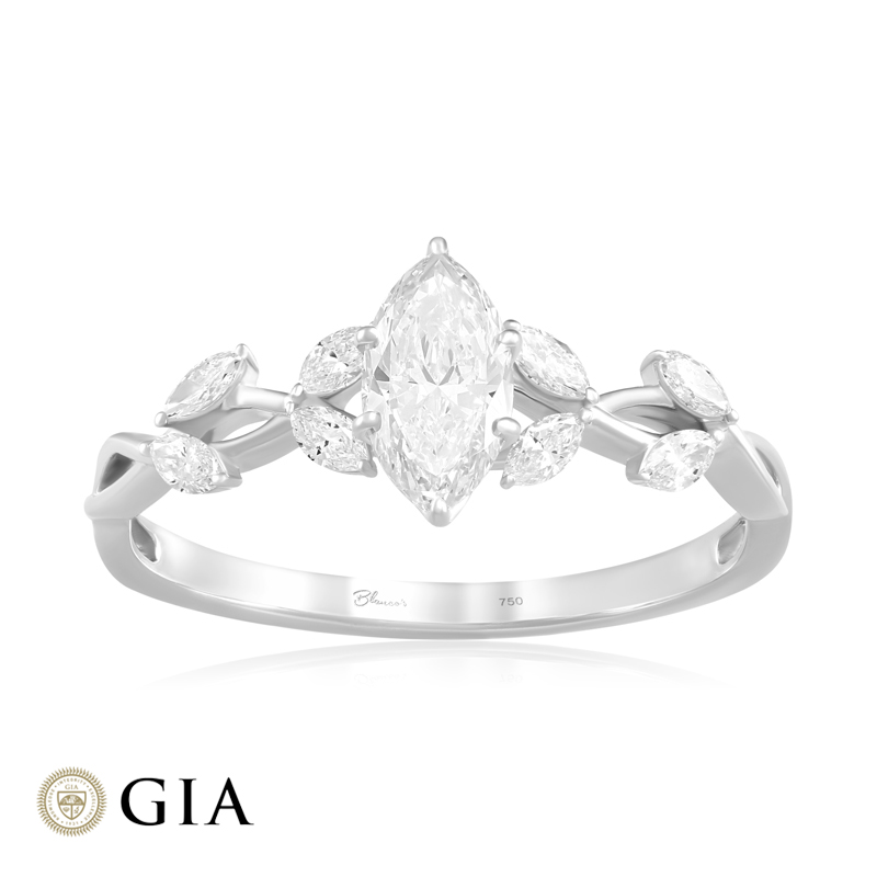 Inel Logodna Aur 18k Diamant GIA BLANCO'S
