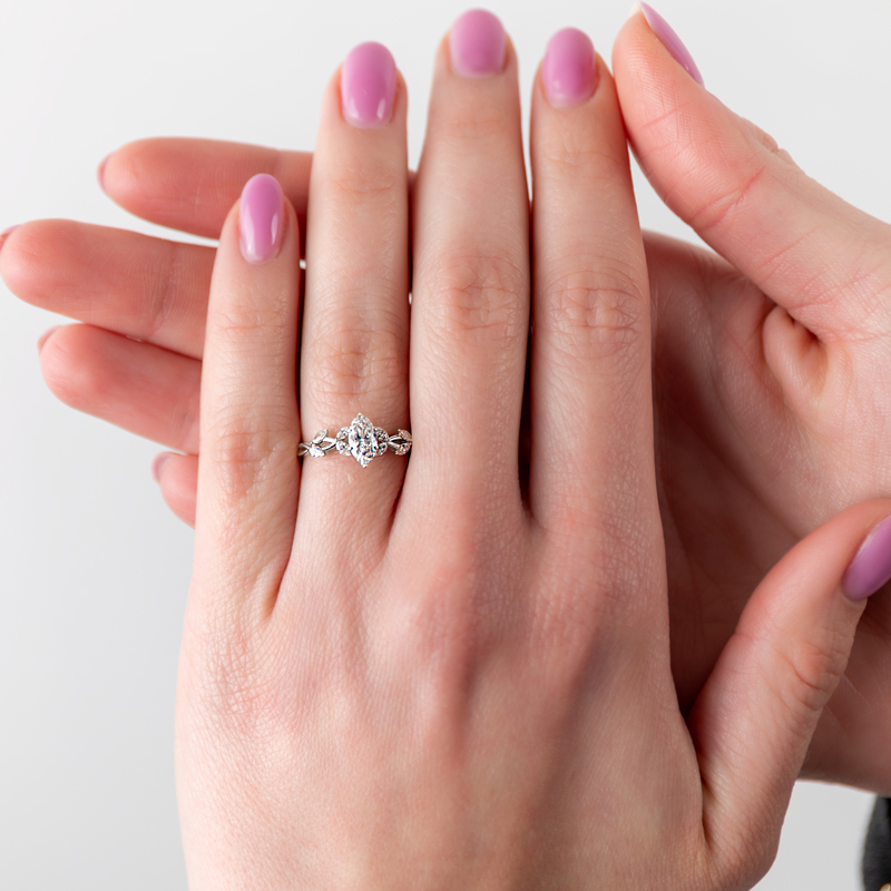 Inel Logodna Aur 18k Diamant GIA BLANCO'S