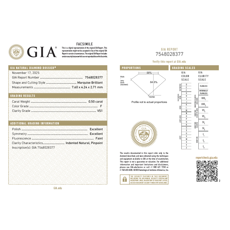 Inel Logodna Aur 18k Diamant GIA BLANCO'S