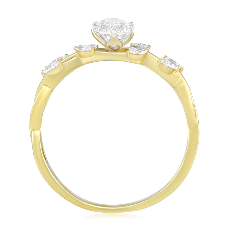 Inel Logodna Aur 18k Diamant GIA BLANCO'S 