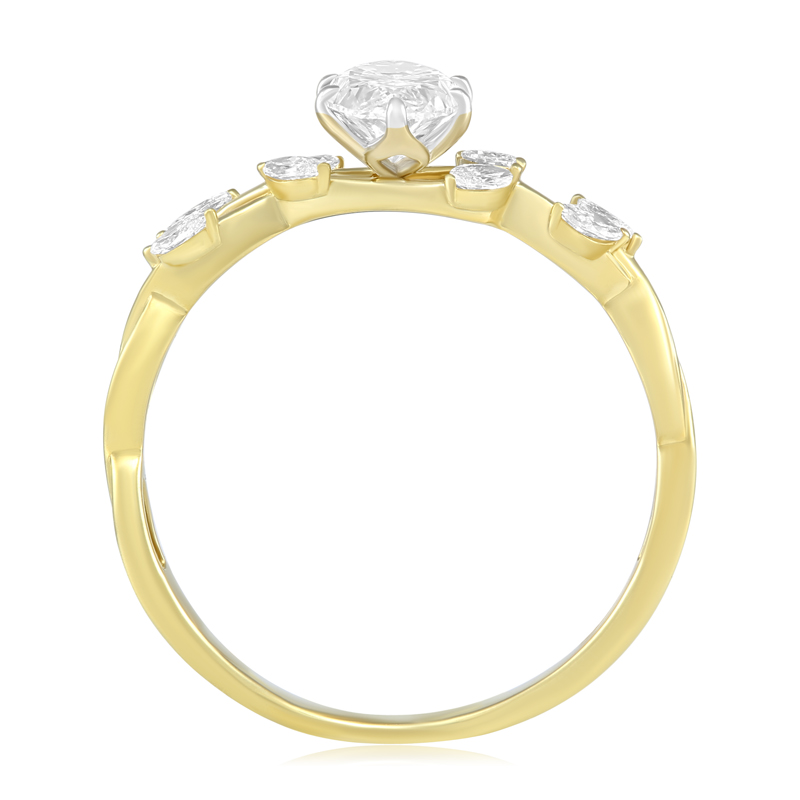 Inel Logodna Aur 18k Diamant GIA BLANCO'S