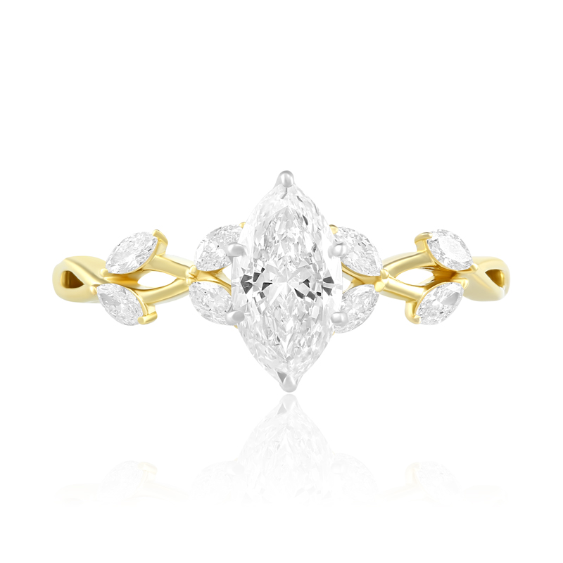 Inel Logodna Aur 18k Diamant GIA BLANCO'S