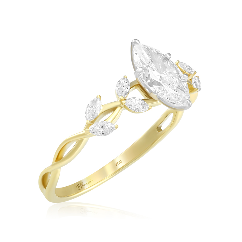 Inel Logodna Aur 18k Diamant GIA BLANCO'S