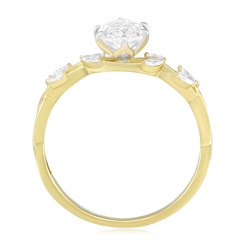 Inel Logodna Aur 18k Diamant GIA BLANCO'S