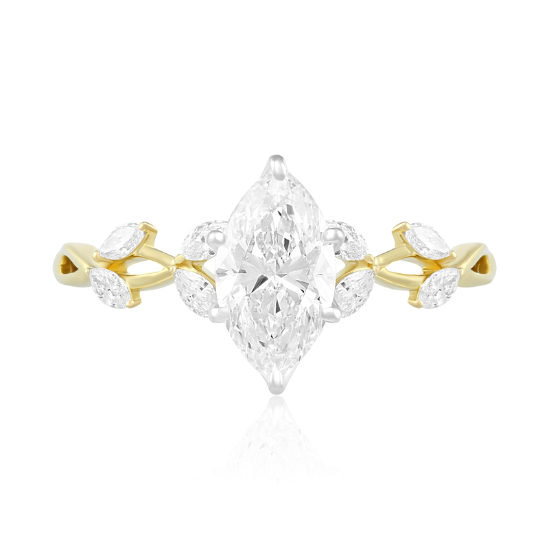 Inel Logodna Aur 18k Diamant GIA BLANCO'S