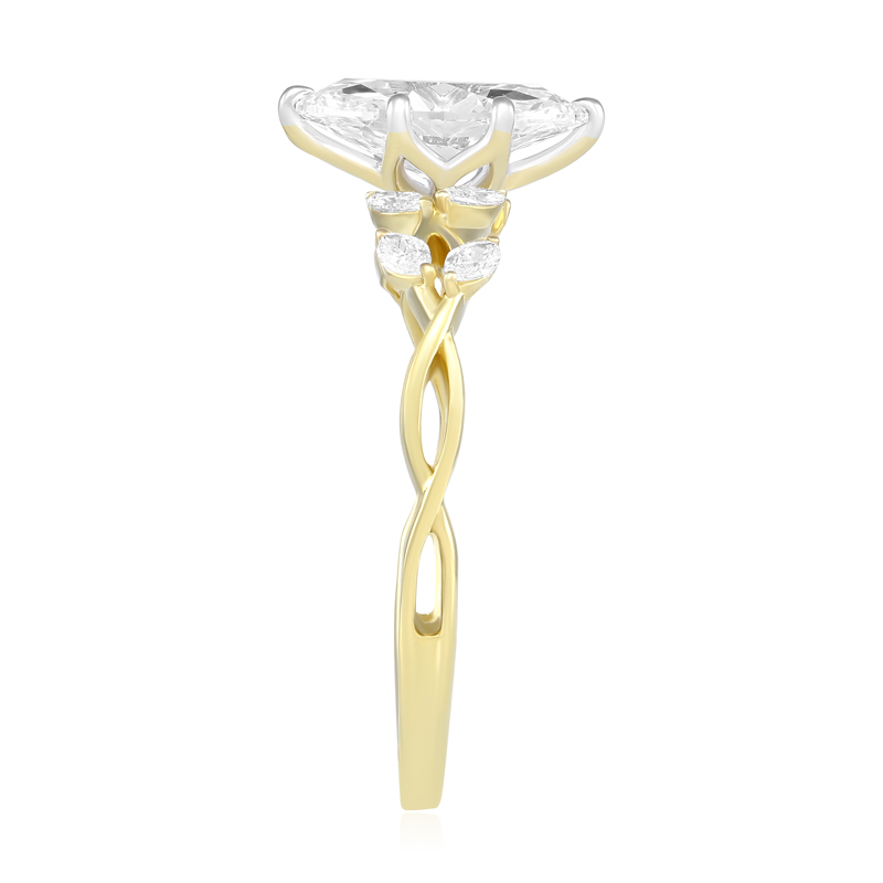 Inel Logodna Aur 18k Diamant GIA BLANCO'S