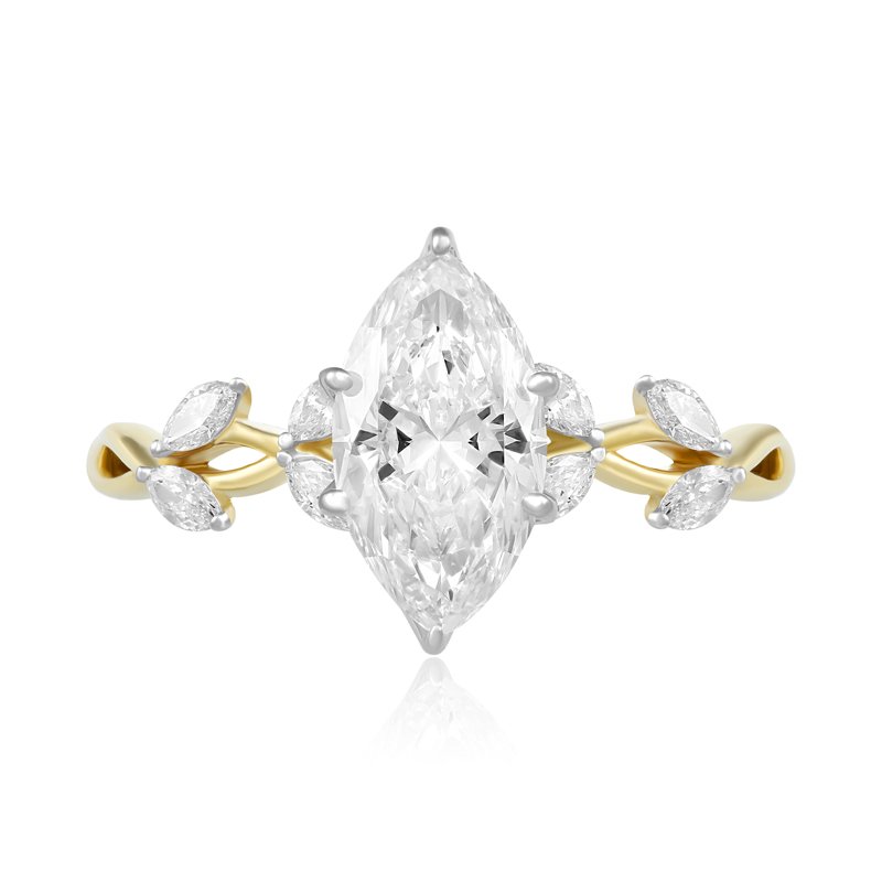 Inel Logodna Aur 18k Diamant GIA BLANCO'S 