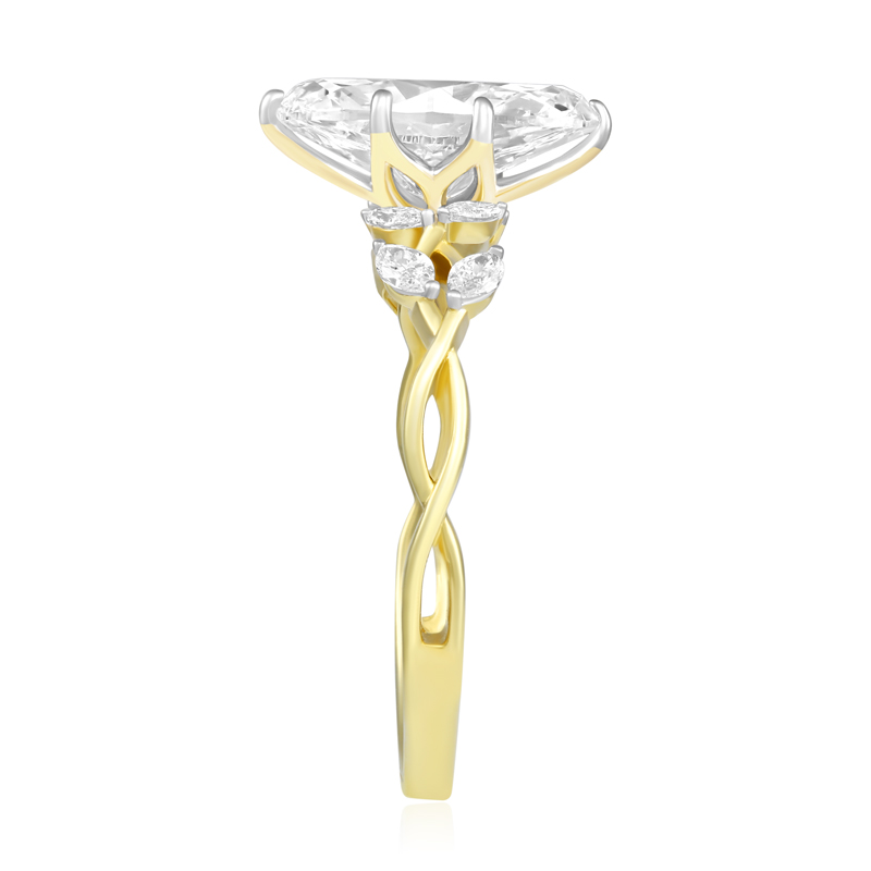 Inel Logodna Aur 18k Diamant GIA BLANCO'S 