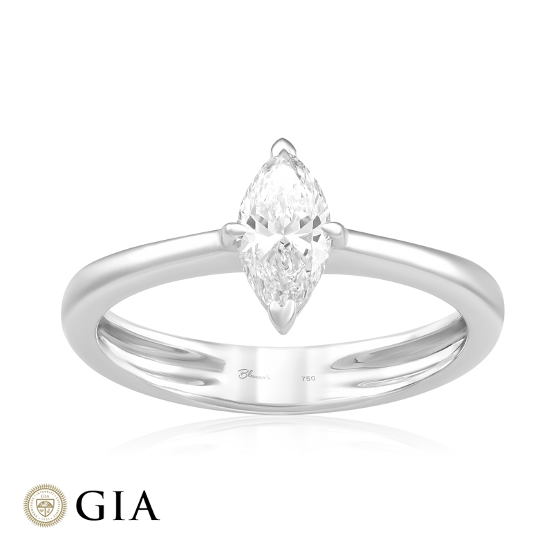 Inel Logodna Aur 18k Diamant GIA BLANCO'S 