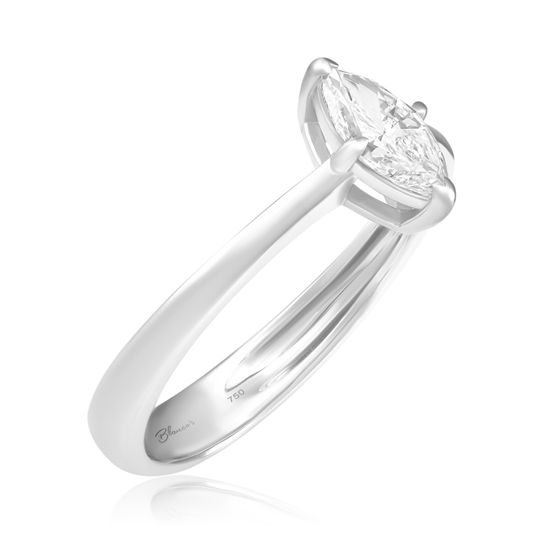 Inel Logodna Aur 18k Diamant GIA BLANCO'S 