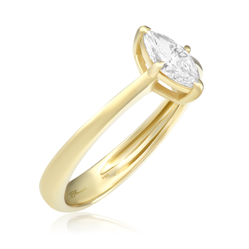 Inel Logodna Aur 18k Diamant GIA BLANCO'S