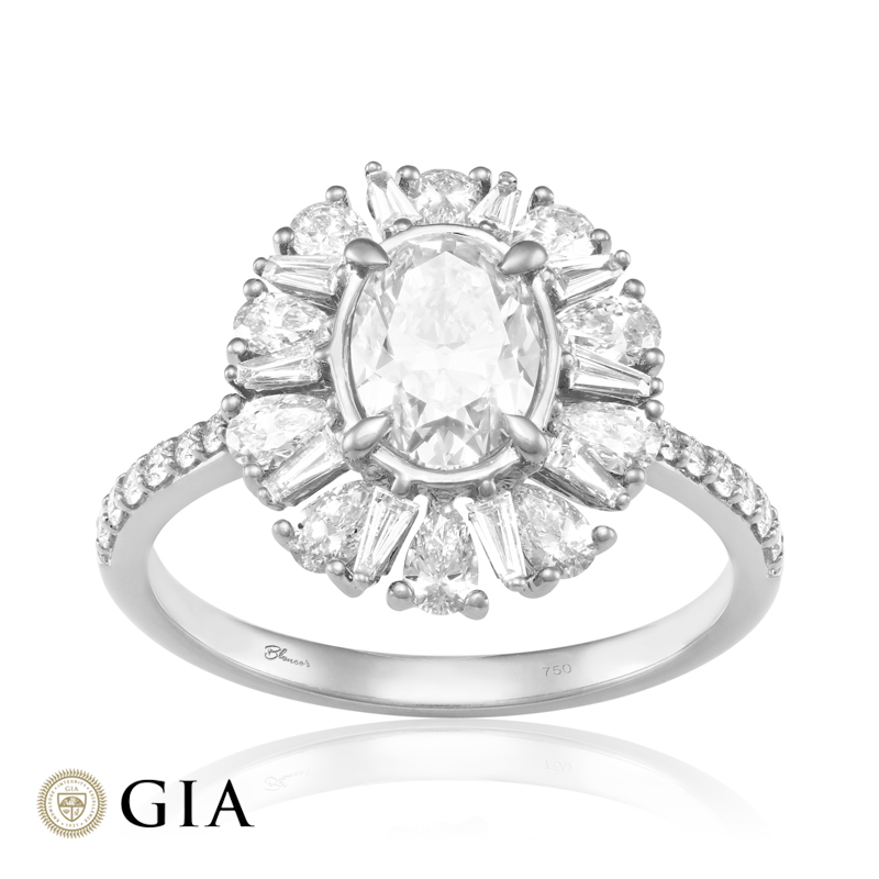 Inel Logodna Aur 18k Diamant GIA BLANCO'S