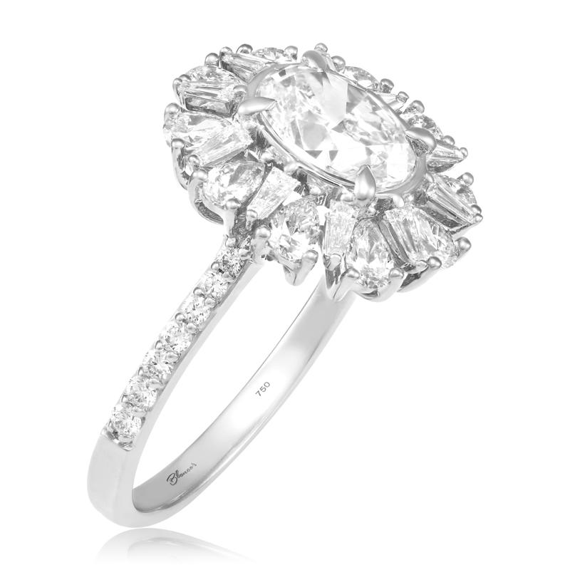 Inel Logodna Aur 18k Diamant GIA BLANCO'S