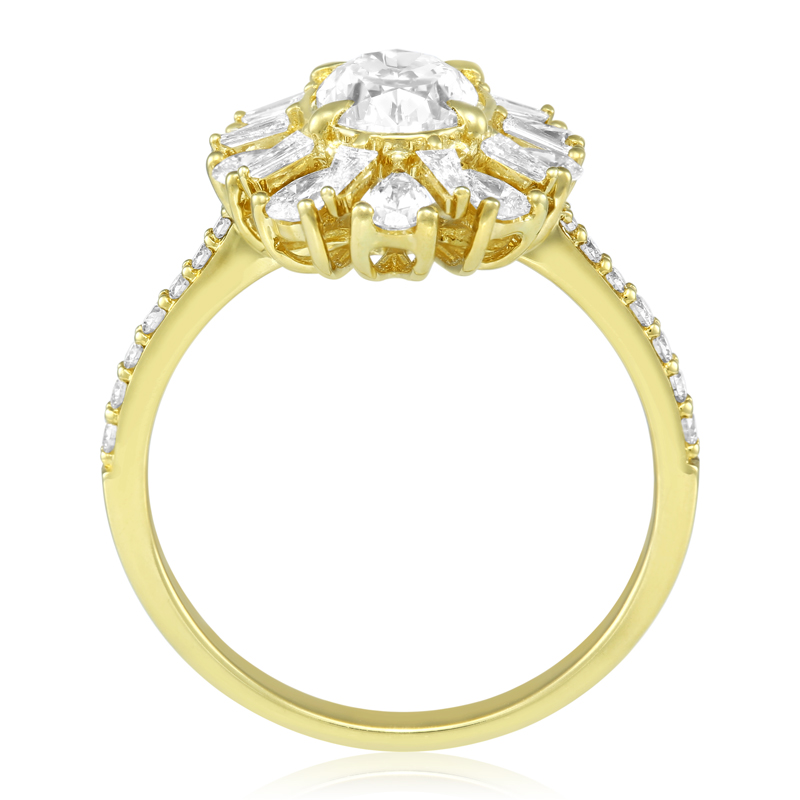 Inel Logodna Aur 18k Diamant GIA BLANCO'S