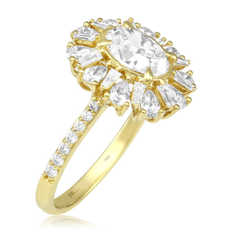 Inel Logodna Aur 18k Diamant GIA BLANCO'S