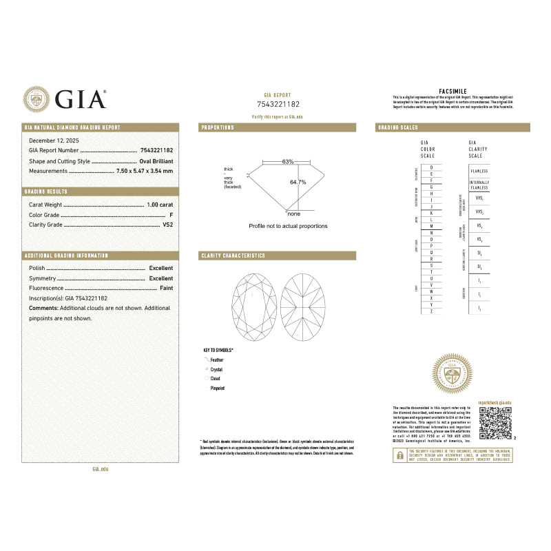 Inel Logodna Aur 18k Diamant GIA BLANCO'S