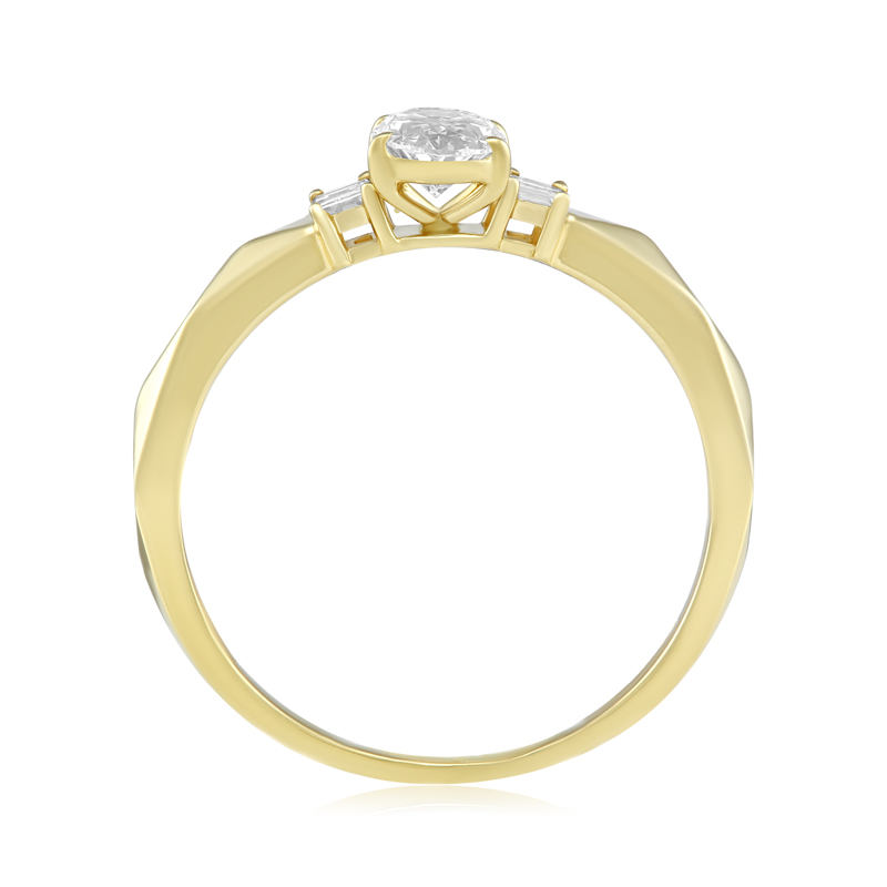 Inel Logodna Aur 18k Diamant GIA BLANCO'S 