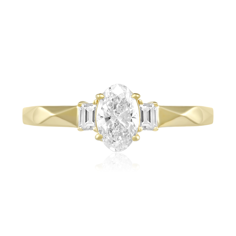 Inel Logodna Aur 18k Diamant GIA BLANCO'S 