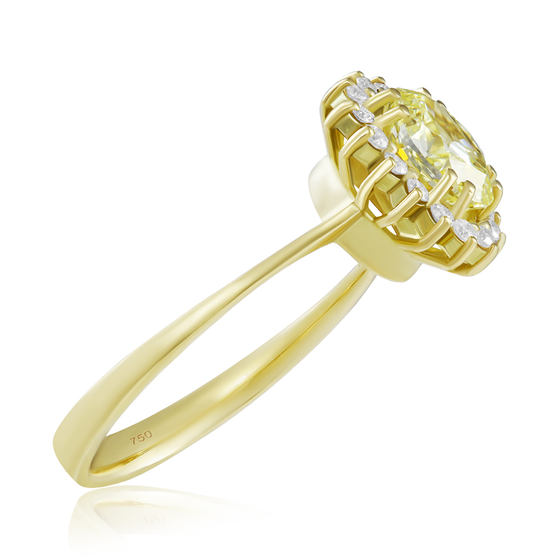 Inel Logodna Aur 18k Diamant GIA BLANCO'S