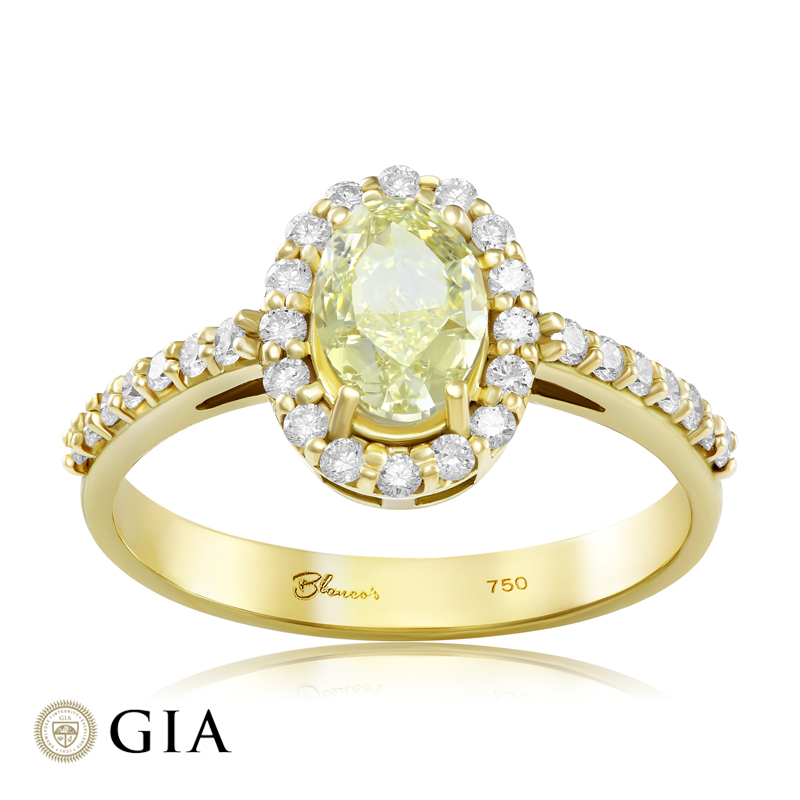 Inel Logodna Aur 18k Diamant GIA BLANCO'S
