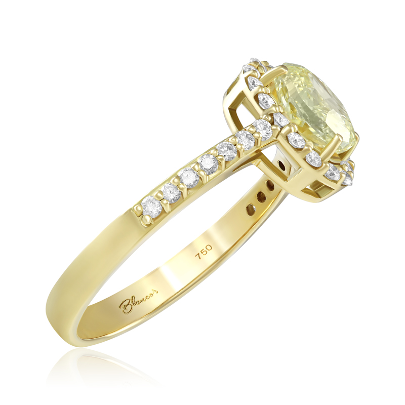 Inel Logodna Aur 18k Diamant GIA BLANCO'S