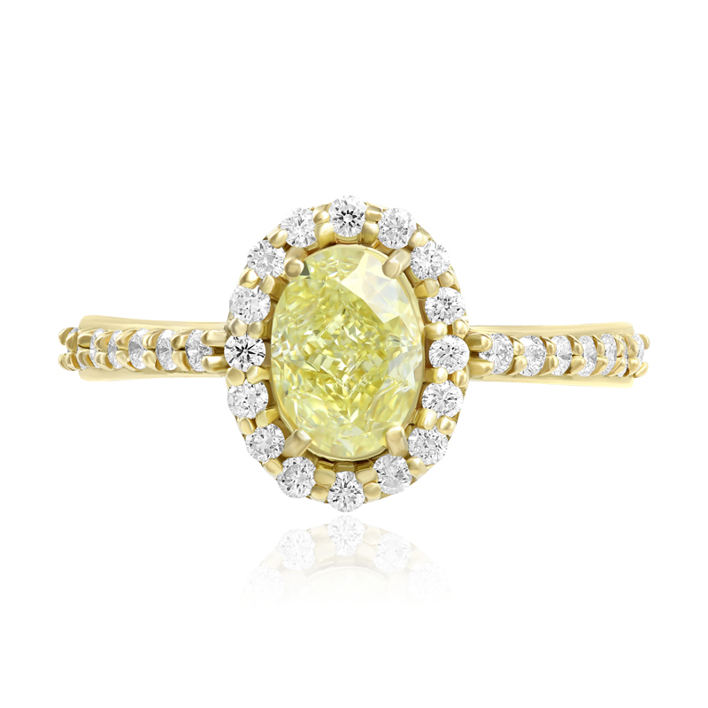 Inel Logodna Aur 18k Diamant GIA BLANCO'S