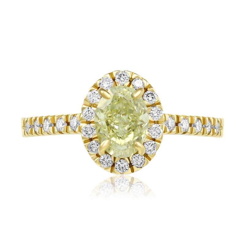 Inel Logodna Aur 18k Diamant GIA BLANCO'S